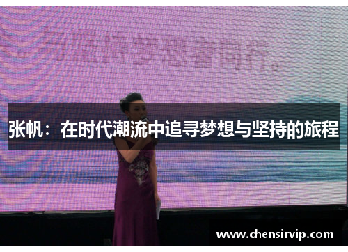 张帆：在时代潮流中追寻梦想与坚持的旅程